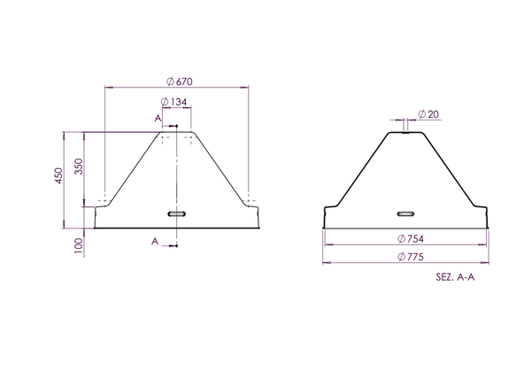 campana-per-fusto-konik-f670-880-transparent-plastic-hood-for-konik-f670-880-drum-drawing