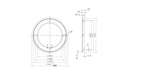 tr555-334-frizione-in-plastica-555-drawing