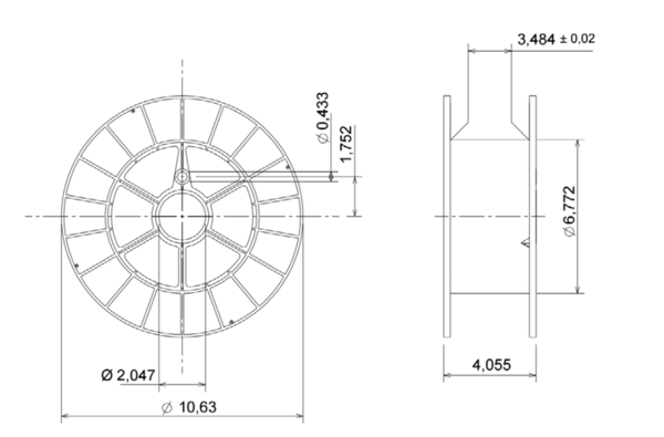 270-15-885-plastic-spool-10-6-33lb-internal-width-3-48-drawing