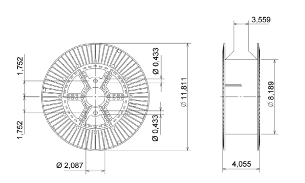 300-15-000-plastic-spool-12-33lb-internal-width-3-56-for-random-winding-drawing