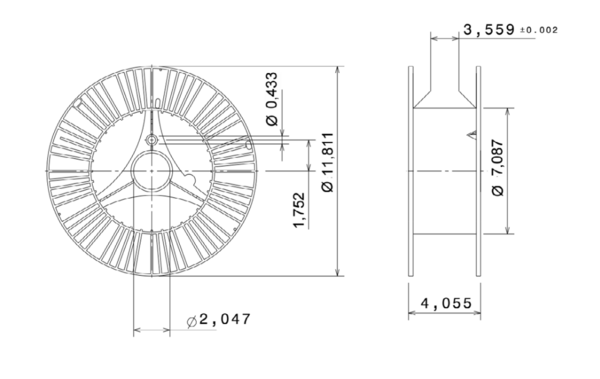 300-20-904-plastic-spool-12-44lb-internal-width-3-56-drawing