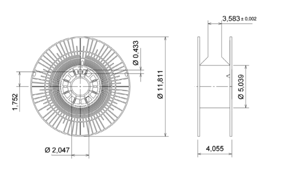 300-25-910-plastic-spool-12-55lb-internal-width-3-58-drawing