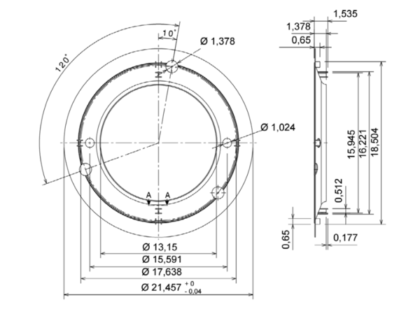 tr545-334-plastic-pressure-ring-21-46-drawing
