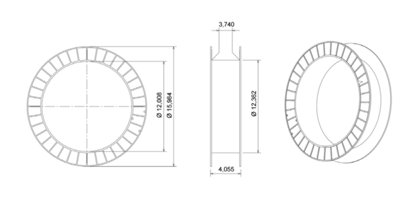 406-25-950-plastic-spool-16-55lb-internal-width-3-74-drawing