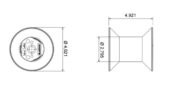 125-03-65-biconical-spool-4-92-according-to-din-en-60264-5-1-drawing